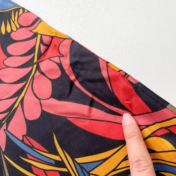 La Prestic Ouiston Silk Skirt Button Front Size 2 Medium - Picture 8 of 10